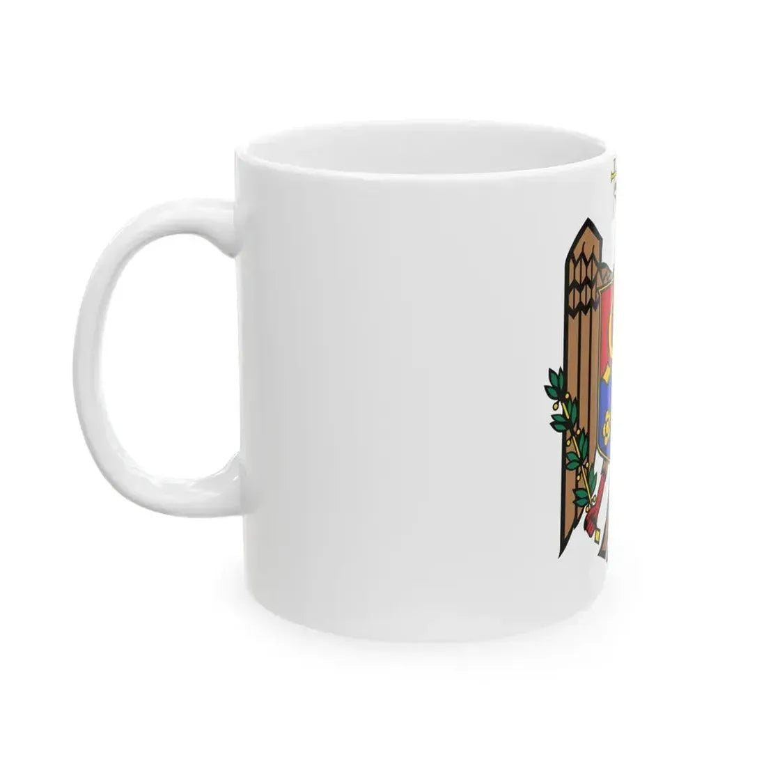 Coat of arms of Moldova - White Coffee Mug - Go Mug Yourself