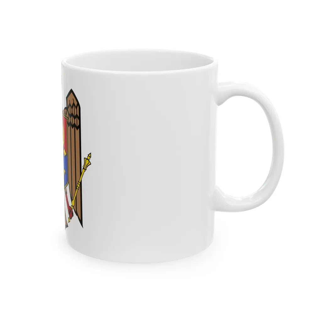 Coat of arms of Moldova - White Coffee Mug-Go Mug Yourself