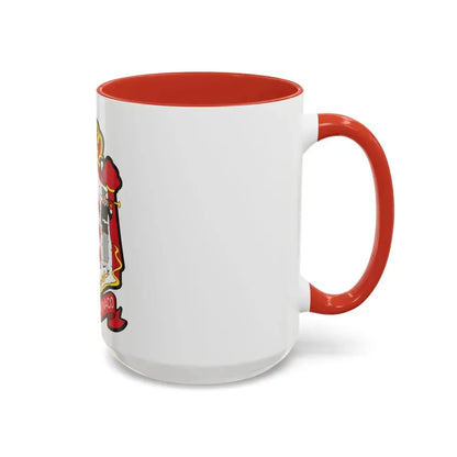 Coat of arms of Monaco - Accent Coffee Mug - Go Mug Yourself