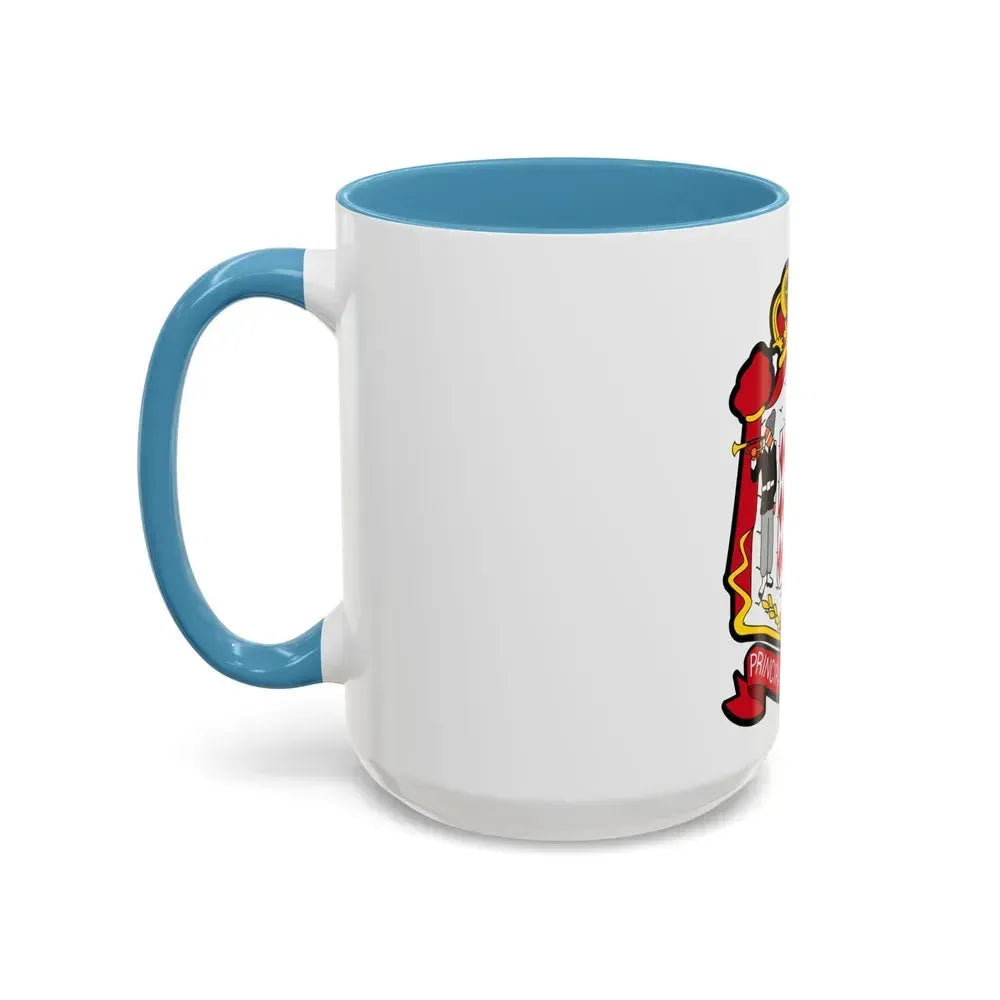 Coat of arms of Monaco - Accent Coffee Mug - Go Mug Yourself