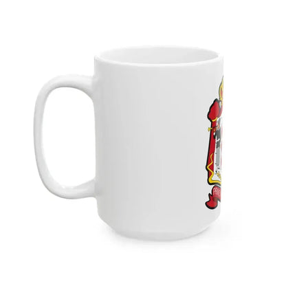 Coat of arms of Monaco - White Coffee Mug - Go Mug Yourself