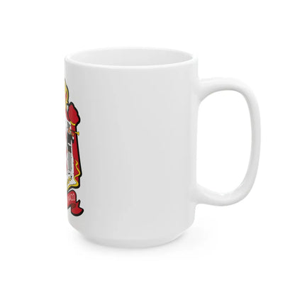 Coat of arms of Monaco - White Coffee Mug-Go Mug Yourself