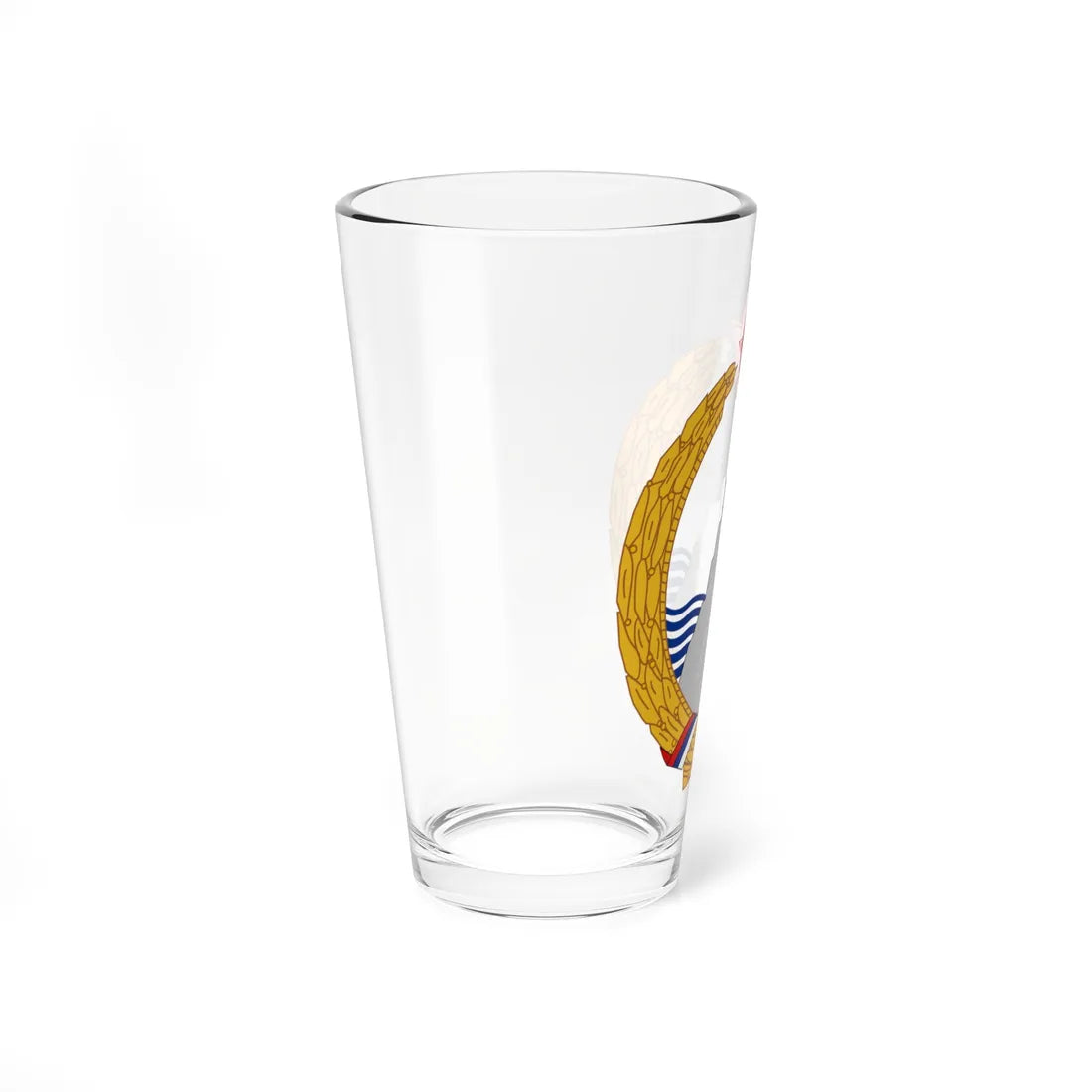 Coat of arms of Montenegro 1945-1993 (Yugoslavia) (Coat of Arms) Pint Glass 16oz - Go Mug Yourself