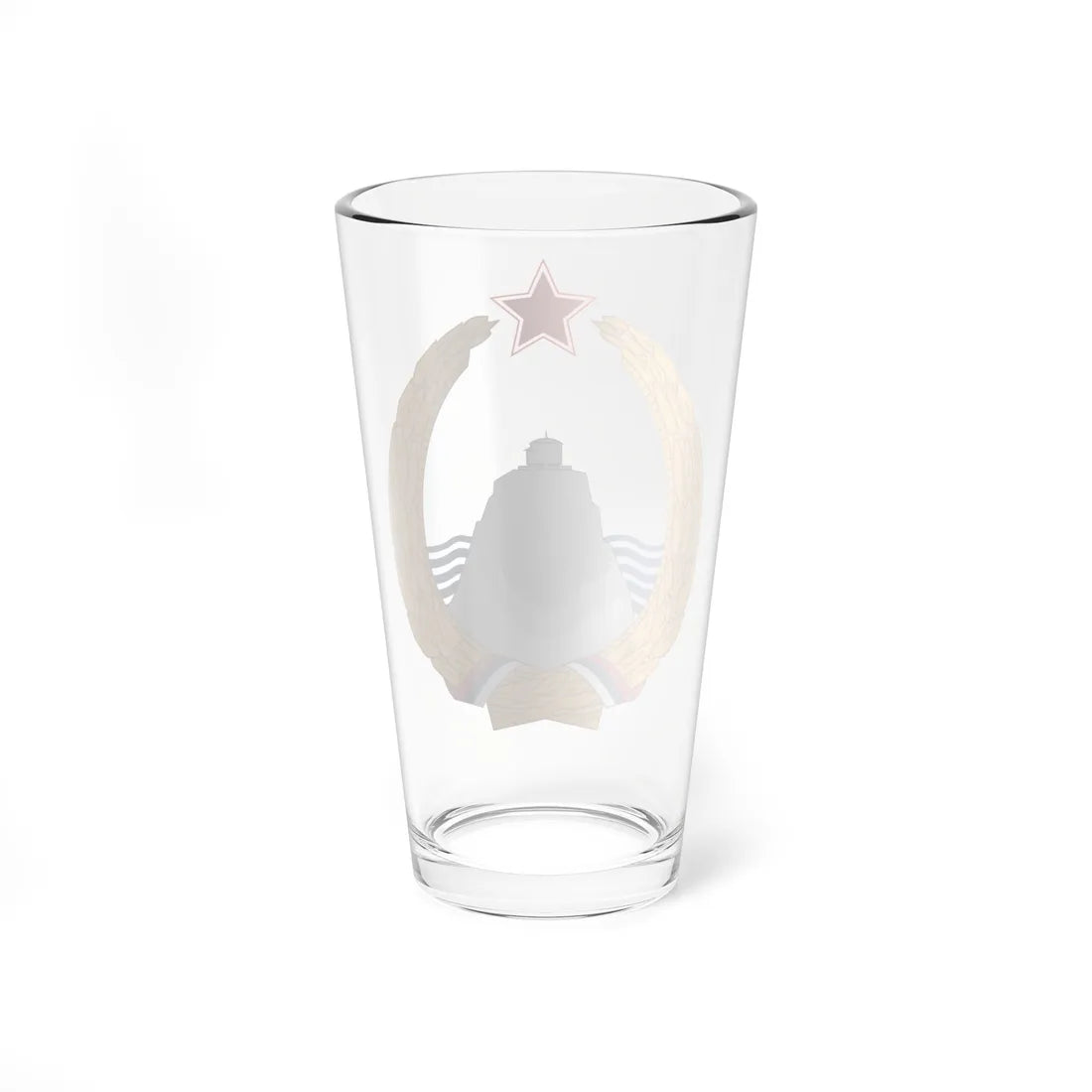 Coat of arms of Montenegro 1945-1993 (Yugoslavia) (Coat of Arms) Pint Glass 16oz - Go Mug Yourself