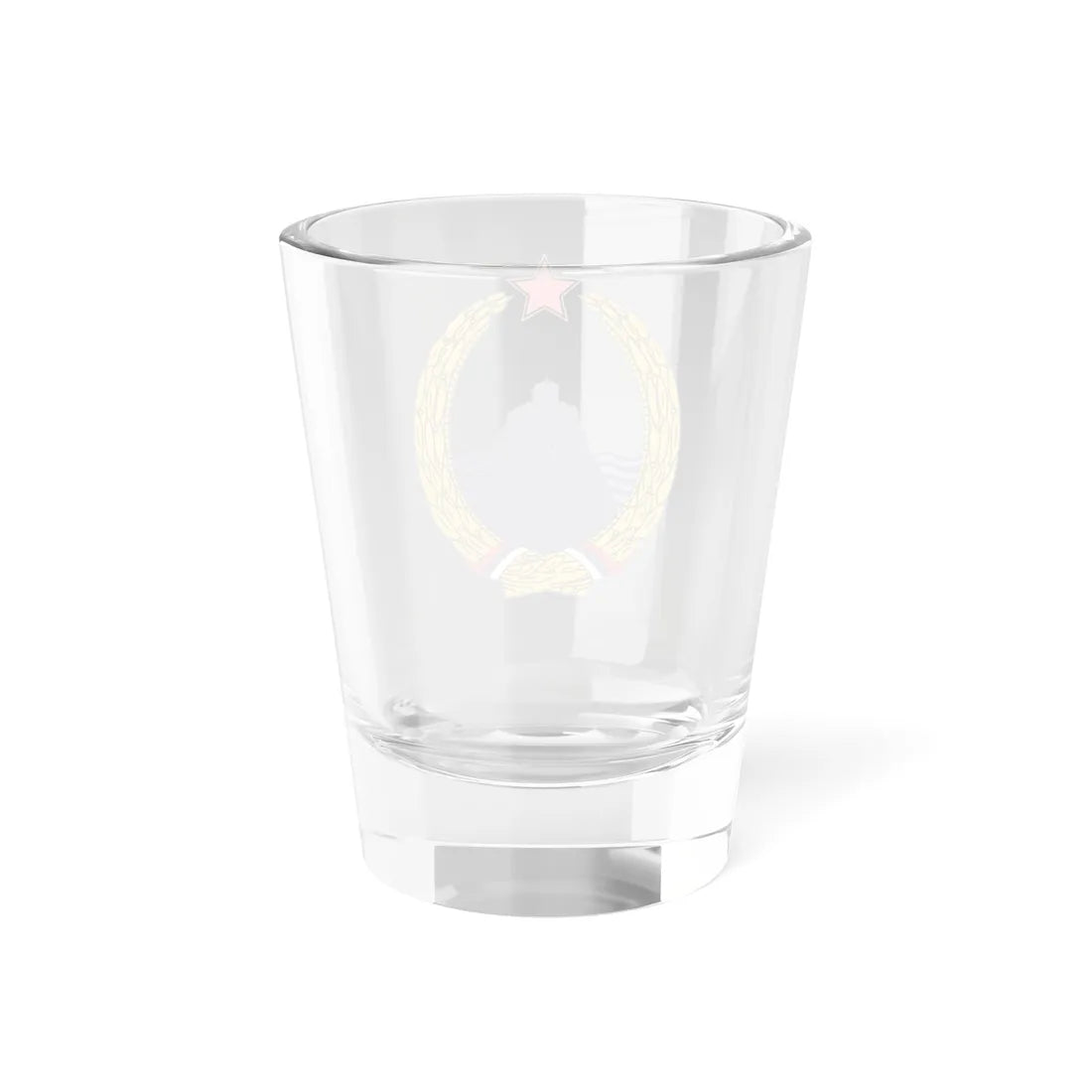 Coat of arms of Montenegro 1963-1974 (Yugoslavia) (Coat of Arms) Shot Glass 1.5oz - Go Mug Yourself