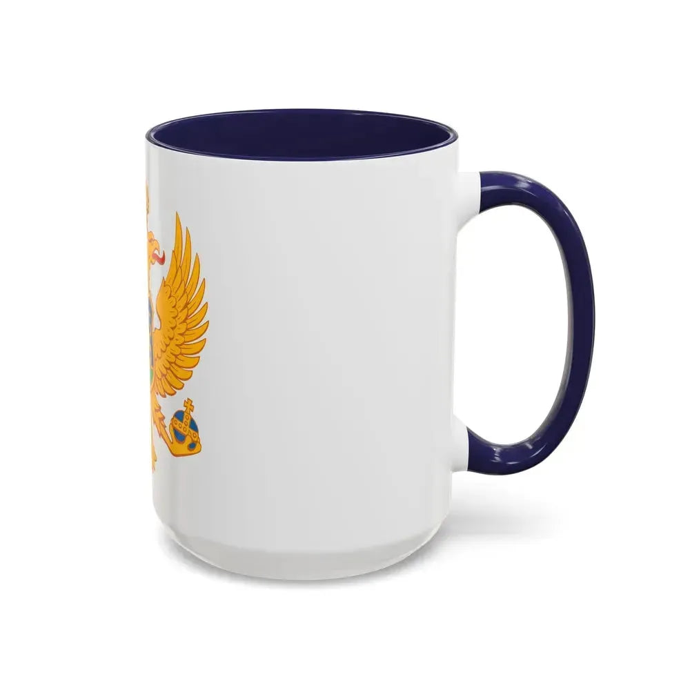 Coat of arms of Montenegro - Accent Coffee Mug - Go Mug Yourself