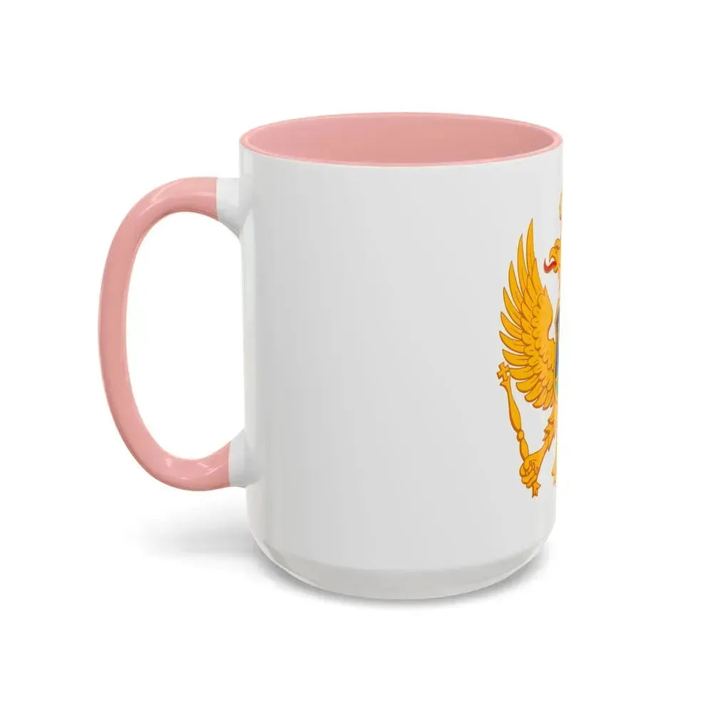Coat of arms of Montenegro - Accent Coffee Mug - Go Mug Yourself