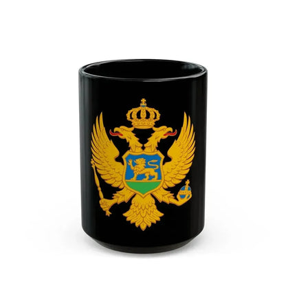 Coat of arms of Montenegro - Black Coffee Mug 15oz - Go Mug Yourself