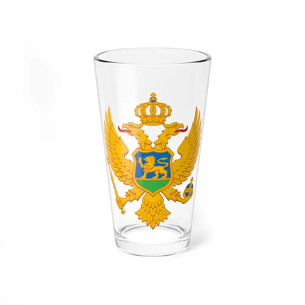 Coat of arms of Montenegro - Pint Glass 16oz-16oz-Go Mug Yourself