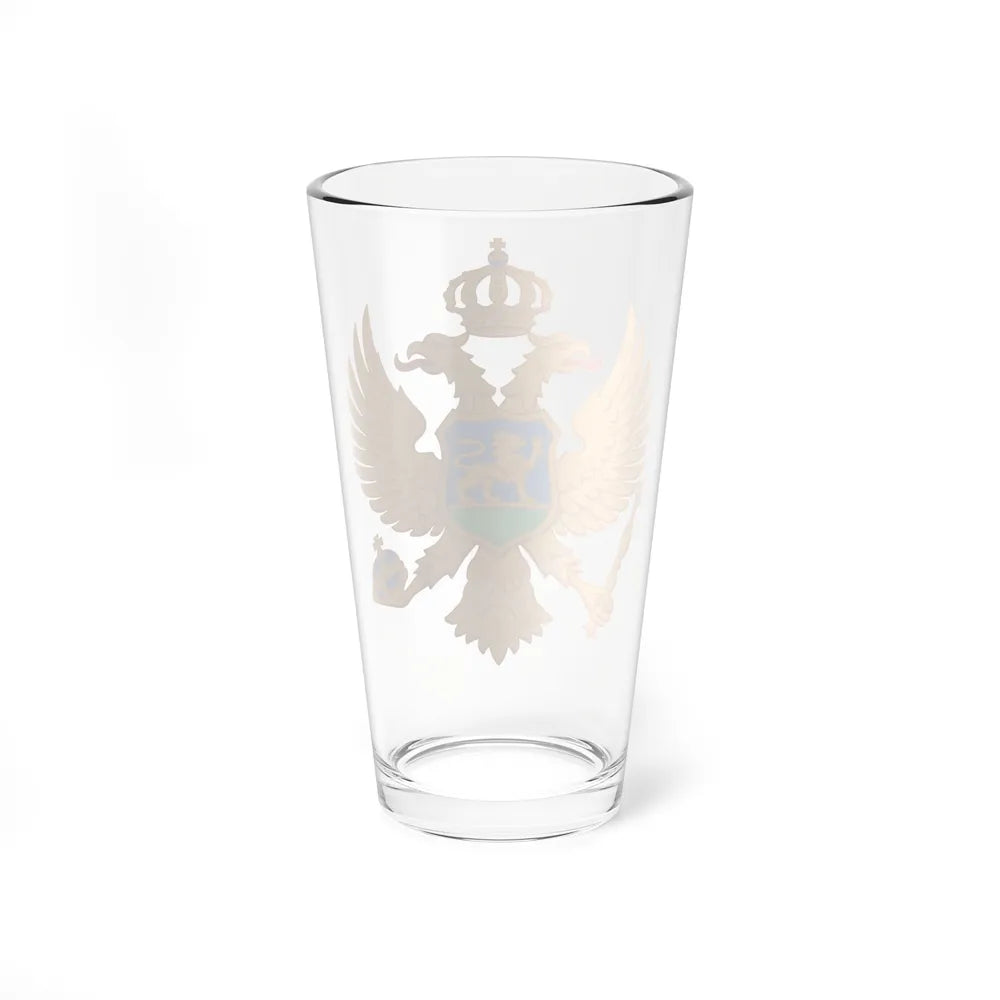 Coat of arms of Montenegro - Pint Glass 16oz-Go Mug Yourself