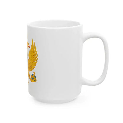 Coat of arms of Montenegro - White Coffee Mug - Go Mug Yourself