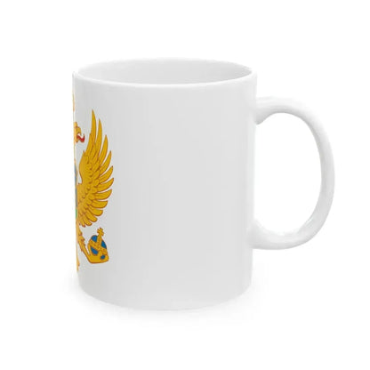 Coat of arms of Montenegro - White Coffee Mug - Go Mug Yourself