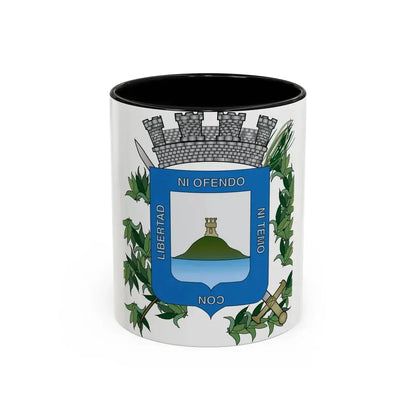 Coat of arms of Montevideo Department - Accent Coffee Mug 11oz Black - Go Mug Yourself