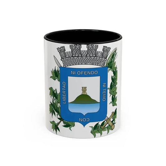 Coat of arms of Montevideo Department - Accent Coffee Mug 11oz Black - Go Mug Yourself