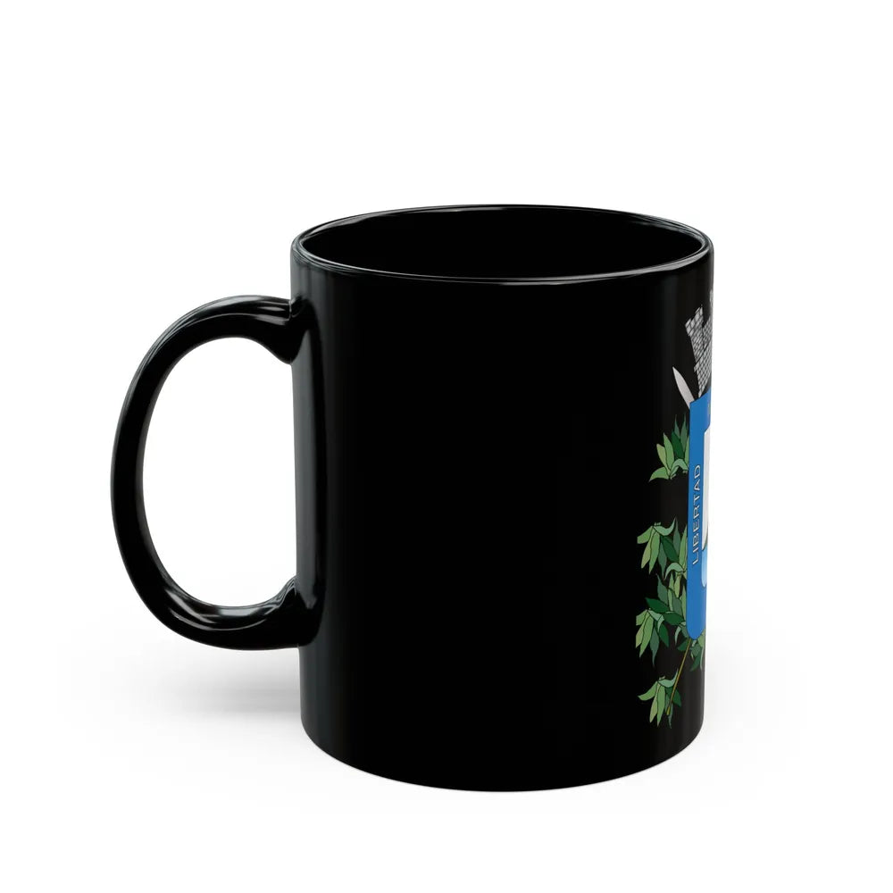 Coat of arms of Montevideo Department - Black Coffee Mug-Go Mug Yourself