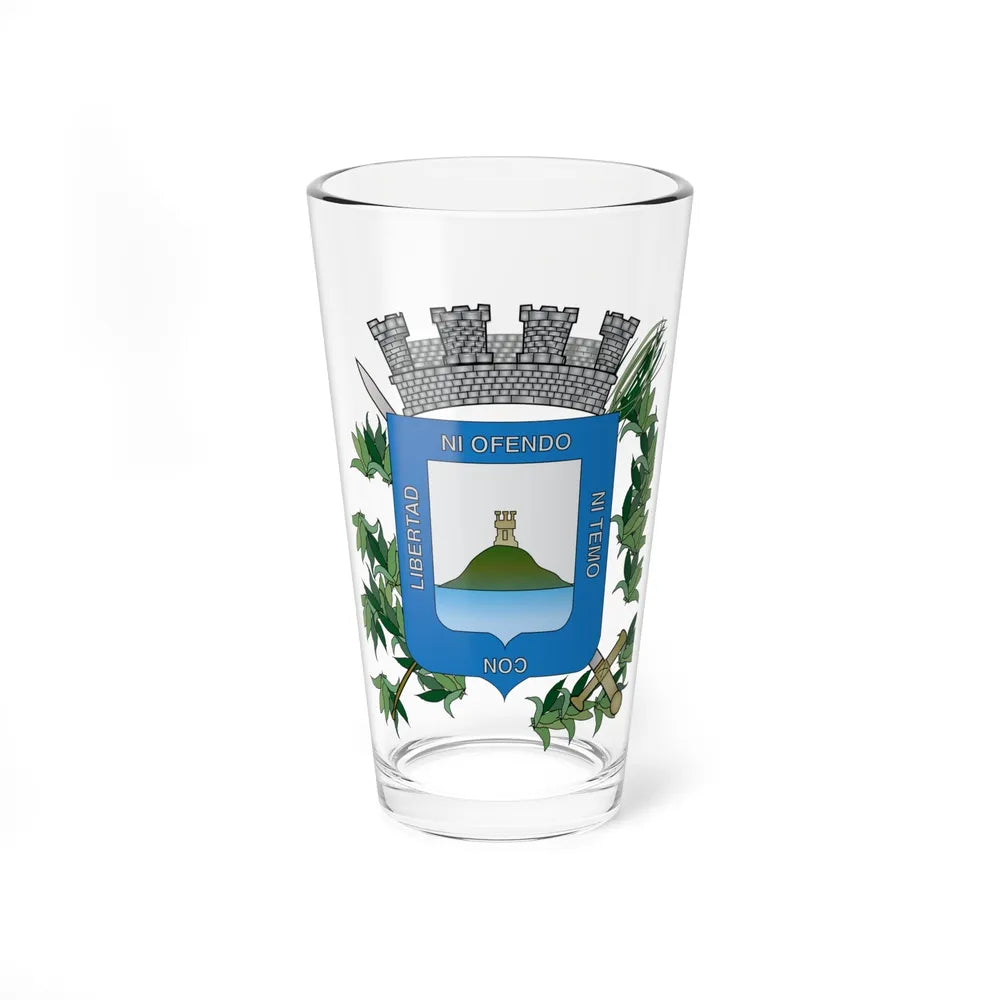 Coat of arms of Montevideo Department - Pint Glass 16oz-16oz-Go Mug Yourself