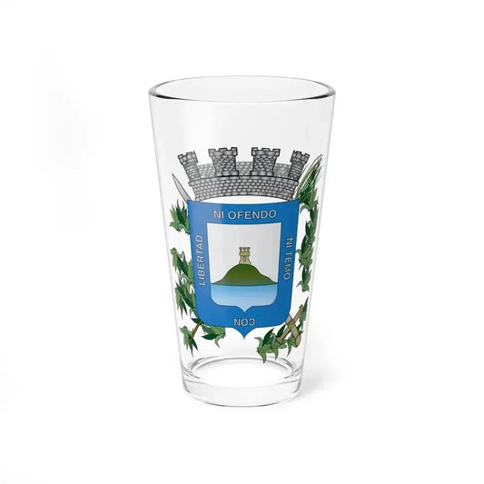 Coat of arms of Montevideo Department - Pint Glass 16oz 16oz - Go Mug Yourself