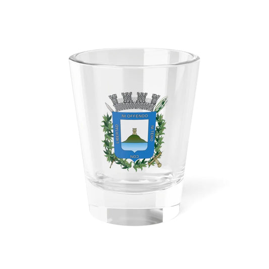Coat of arms of Montevideo Department (Uruguay) (Coat of Arms) Shot Glass 1.5oz 1.5oz - Go Mug Yourself