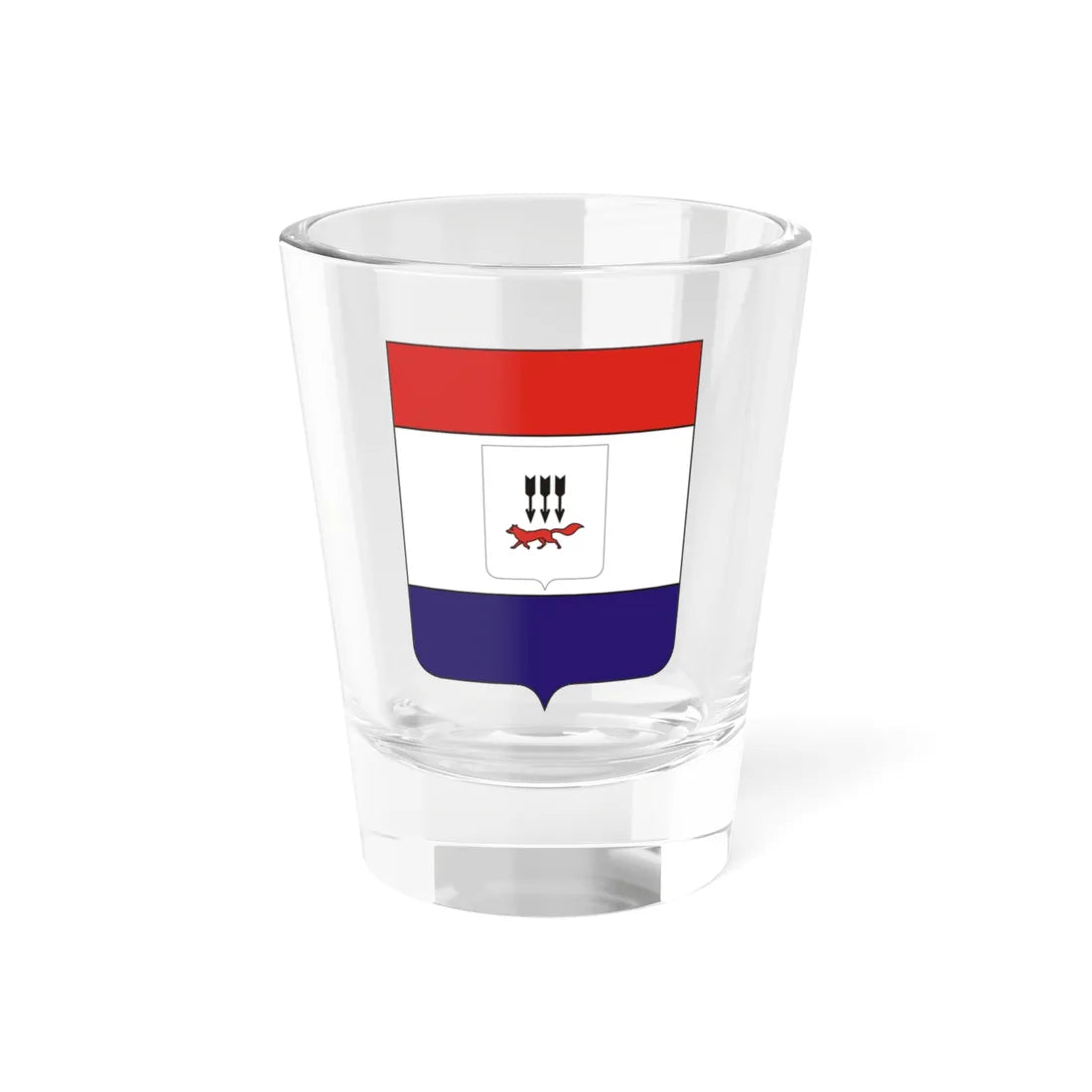Coat of arms of Mordovia lesser (Russia) (Coat of Arms) Shot Glass 1.5oz 1.5oz - Go Mug Yourself