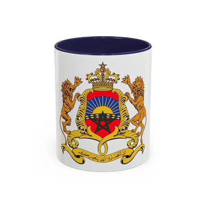 Coat of arms of Morocco - Accent Coffee Mug 11oz Navy - Go Mug Yourself
