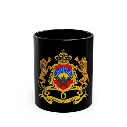 Coat of arms of Morocco - Black Coffee Mug-11oz-Go Mug Yourself