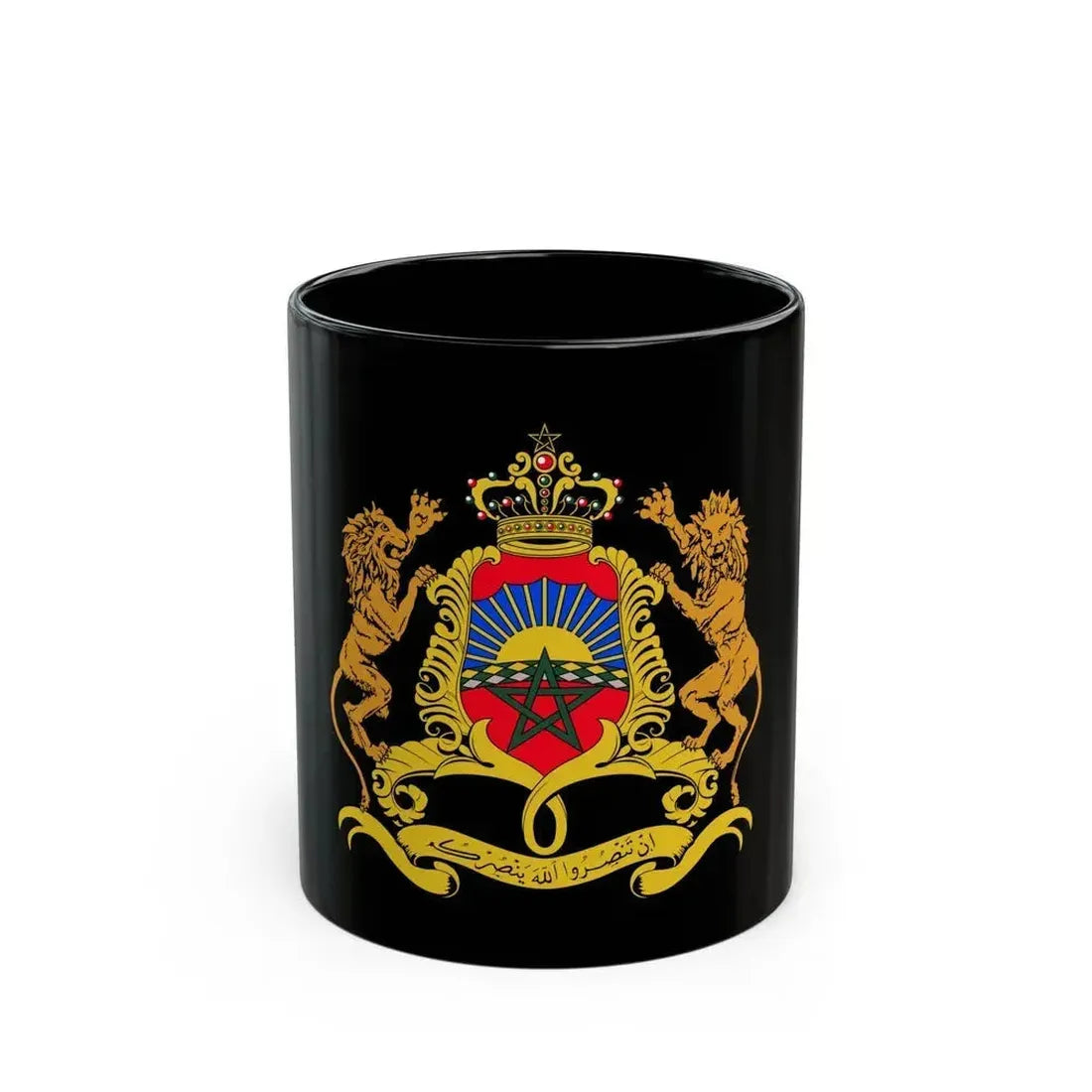 Coat of arms of Morocco - Black Coffee Mug 11oz - Go Mug Yourself