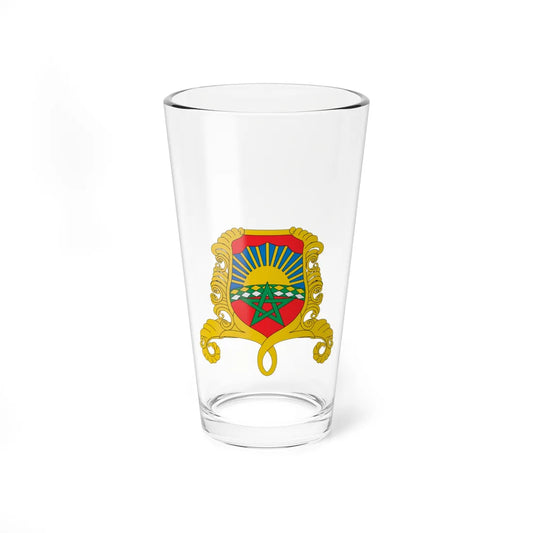 Coat of arms of Morocco Escutcheon (Morocco) (Coat of Arms) Pint Glass 16oz 16oz - Go Mug Yourself