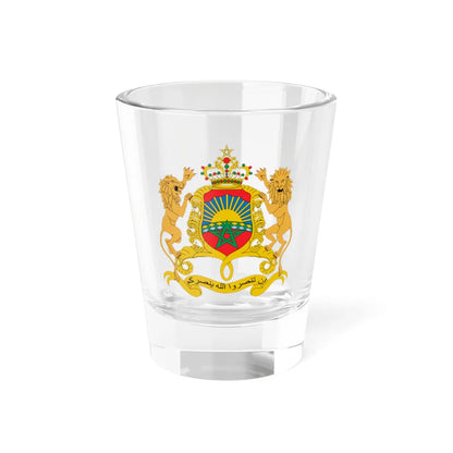 Coat of arms of Morocco illuminated (Morocco) (Coat of Arms) Shot Glass 1.5oz 1.5oz - Go Mug Yourself