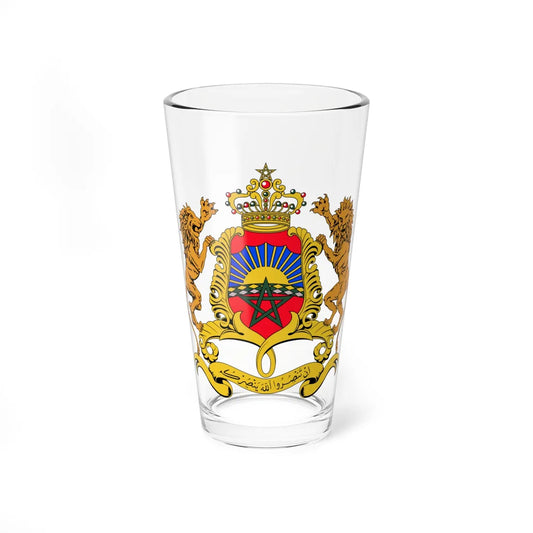 Coat of arms of Morocco (Morocco) (Coat of Arms) Pint Glass 16oz 16oz - Go Mug Yourself