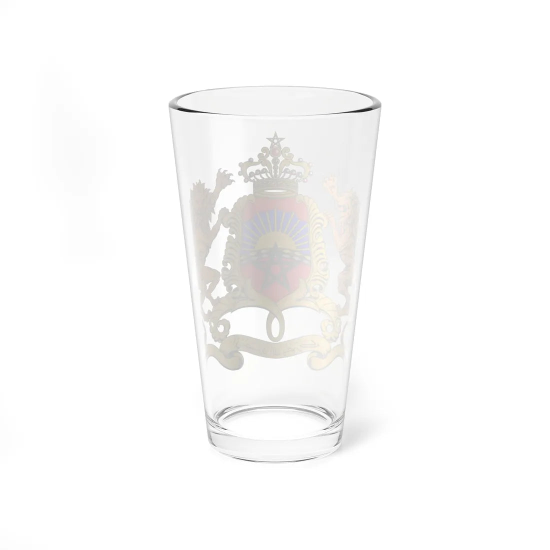 Coat of arms of Morocco (Morocco) (Coat of Arms) Pint Glass 16oz - Go Mug Yourself
