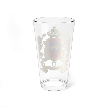 Coat of arms of Morocco (Morocco) (Coat of Arms) Pint Glass 16oz - Go Mug Yourself