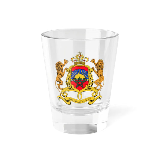Coat of arms of Morocco (Morocco) (Coat of Arms) Shot Glass 1.5oz 1.5oz - Go Mug Yourself