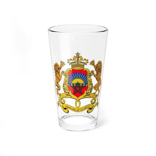 Coat of arms of Morocco - Pint Glass 16oz 16oz - Go Mug Yourself