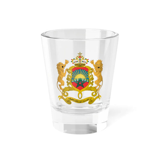 Coat of arms of Morocco simple (Morocco) (Coat of Arms) Shot Glass 1.5oz 1.5oz - Go Mug Yourself
