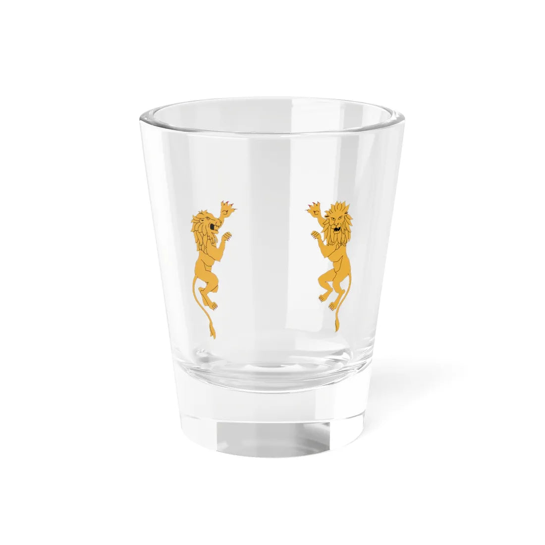 Coat of arms of Morocco Supporters (Morocco) (Coat of Arms) Shot Glass 1.5oz 1.5oz - Go Mug Yourself