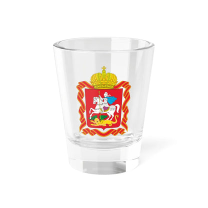 Coat of arms of Moscow Oblast large (Russia) (Coat of Arms) Shot Glass 1.5oz 1.5oz - Go Mug Yourself