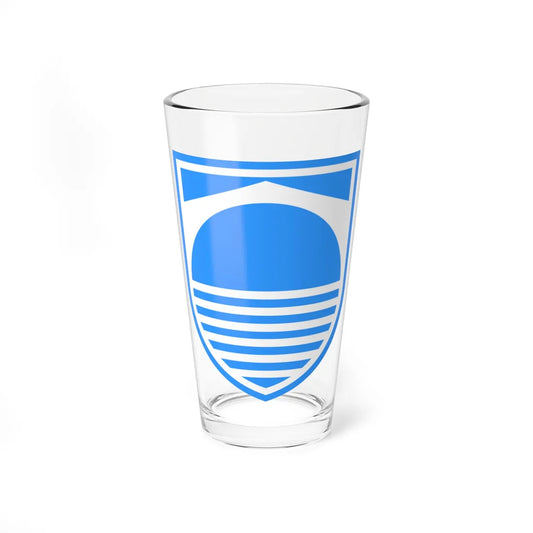Coat of arms of Mostar (Bosnia and Herzegovina) (Coat of Arms) Pint Glass 16oz 16oz - Go Mug Yourself