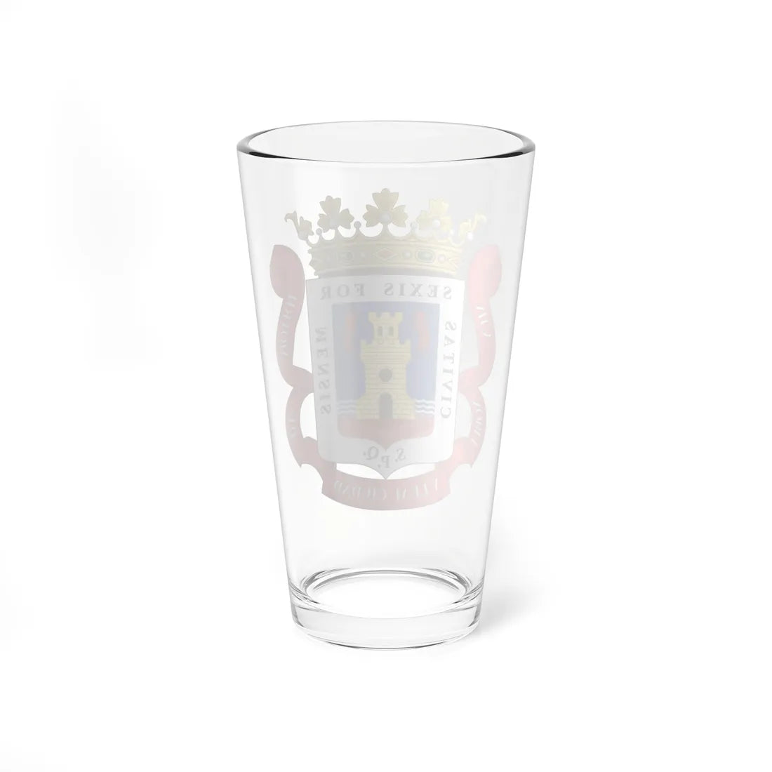 Coat of Arms of Motril (Spain) (Coat of Arms) Pint Glass 16oz - Go Mug Yourself