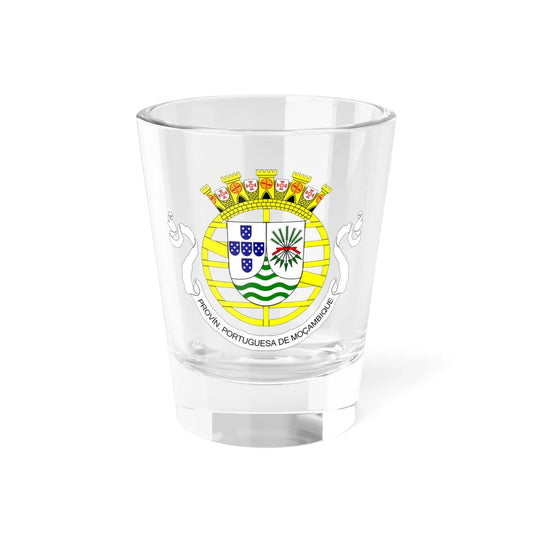 Coat of arms of Mozambique 1951-1975 (Mozambique) (Coat of Arms) Shot Glass 1.5oz 1.5oz - Go Mug Yourself