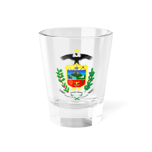 Coat of arms of Mérida State (Venezuela) (Coat of Arms) Shot Glass 1.5oz 1.5oz - Go Mug Yourself