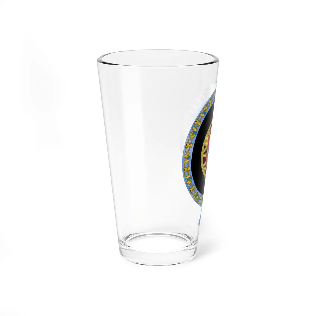 Coat of Arms of Mário Soares Order of the Elephant (Denmark) (Coat of Arms) Pint Glass 16oz - Go Mug Yourself