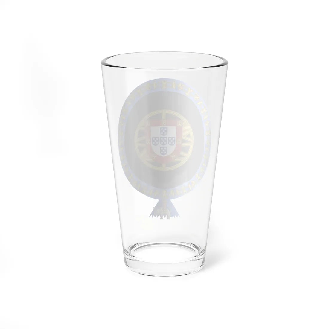 Coat of Arms of Mário Soares Order of the Elephant (Denmark) (Coat of Arms) Pint Glass 16oz - Go Mug Yourself
