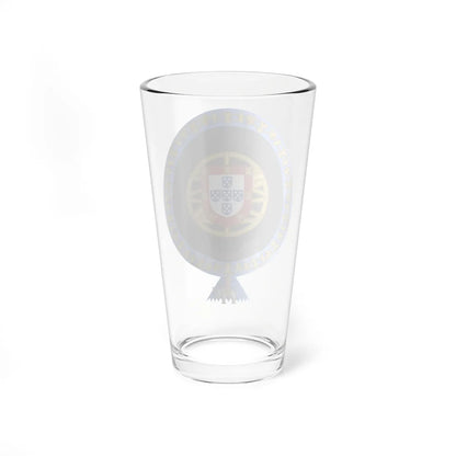 Coat of Arms of Mário Soares Order of the Elephant (Denmark) (Coat of Arms) Pint Glass 16oz - Go Mug Yourself