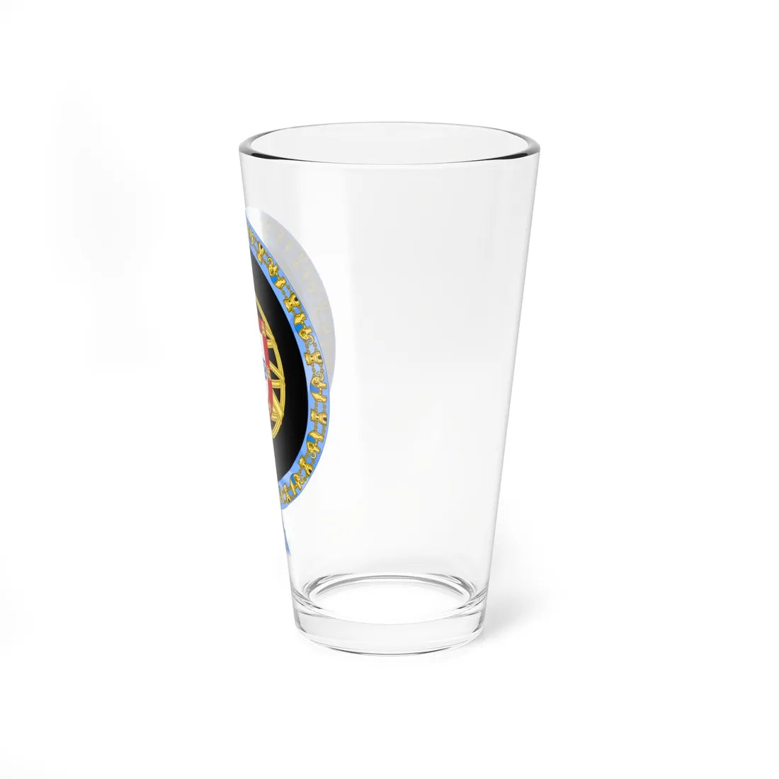 Coat of Arms of Mário Soares Order of the Elephant (Denmark) (Coat of Arms) Pint Glass 16oz - Go Mug Yourself