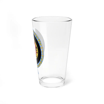 Coat of Arms of Mário Soares Order of the Elephant (Denmark) (Coat of Arms) Pint Glass 16oz - Go Mug Yourself