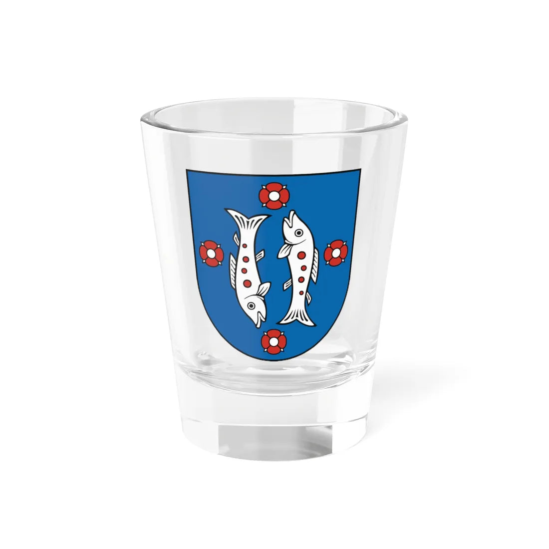 Coat of Arms of Mútne (Slovakia) (Coat of Arms) Shot Glass 1.5oz 1.5oz - Go Mug Yourself