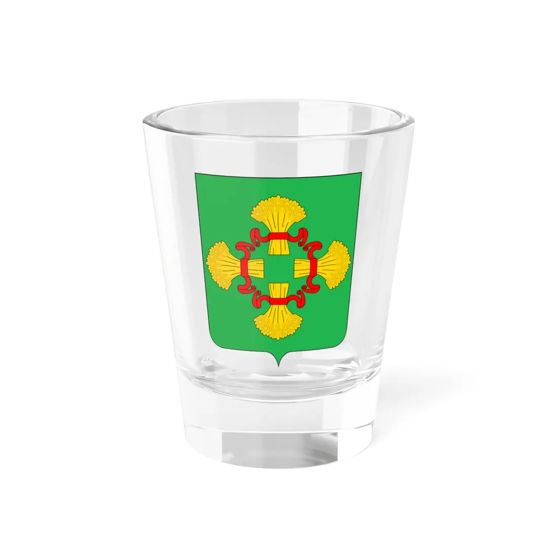 Coat of arms of Mtsensk (Russia) (Coat of Arms) Shot Glass 1.5oz 1.5oz - Go Mug Yourself