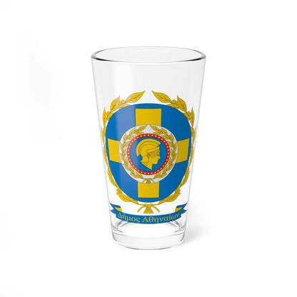 Coat of Arms of Municipality of Athens (Greece) (Coat of Arms) Pint Glass 16oz 16oz - Go Mug Yourself
