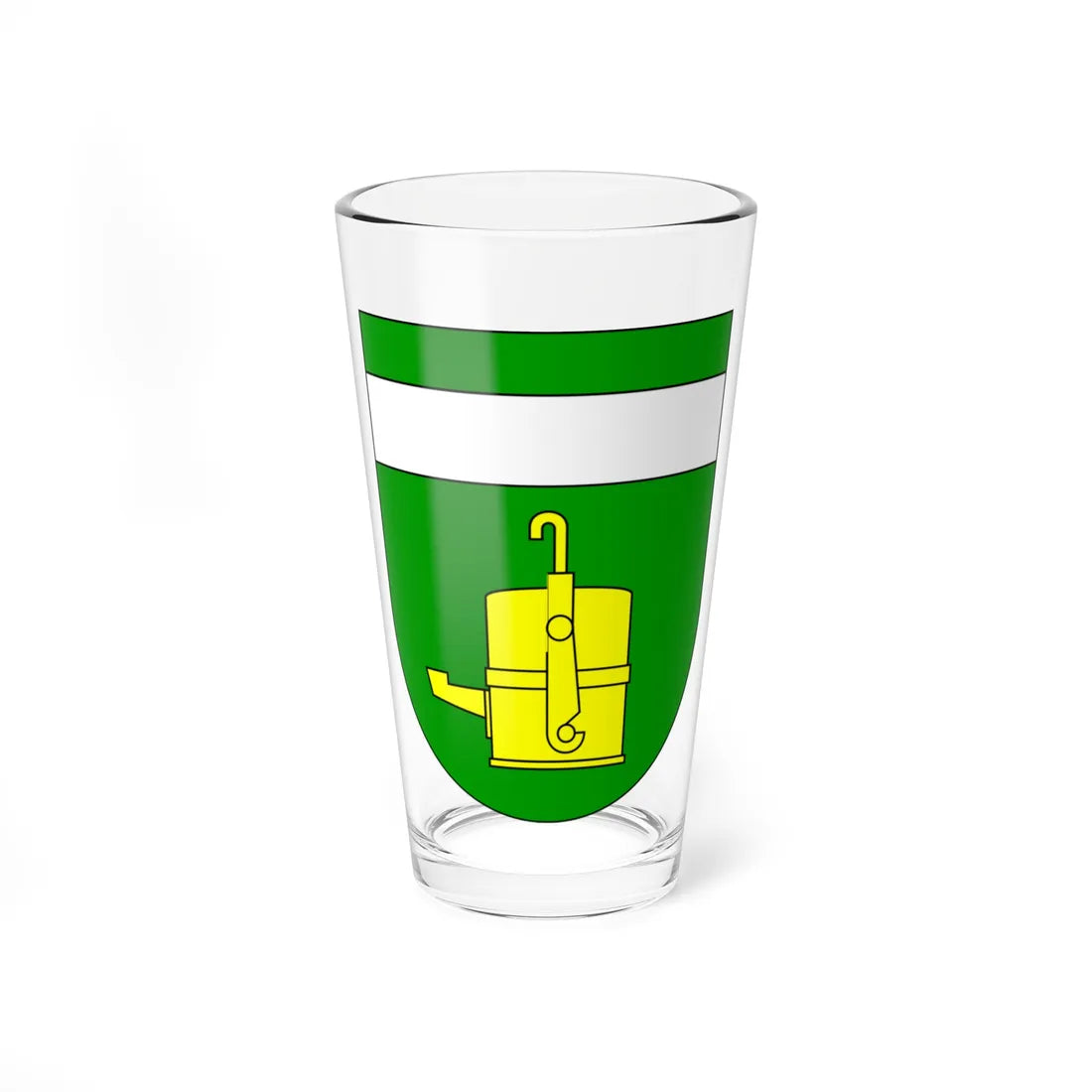 Coat of arms of Mursko Sredisce (Croatia) (Coat of Arms) Pint Glass 16oz 16oz - Go Mug Yourself