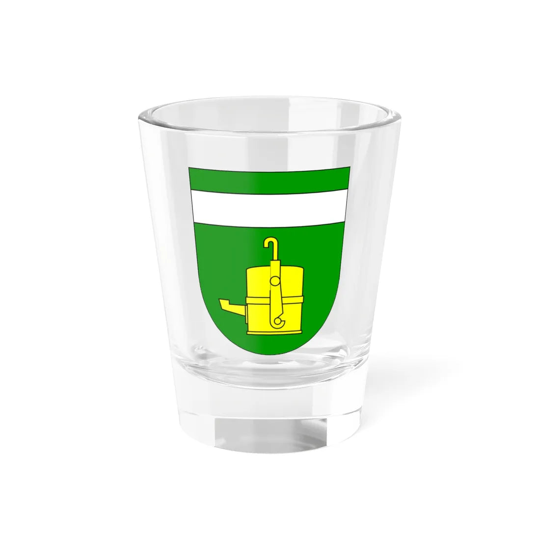 Coat of arms of Mursko Sredisce (Croatia) (Coat of Arms) Shot Glass 1.5oz 1.5oz - Go Mug Yourself